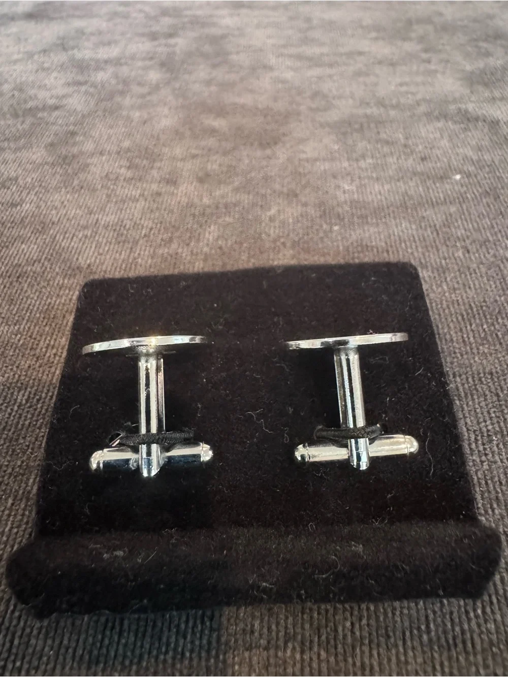 Philadelphia Eagles Silver-Tone Logo Cufflinks